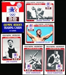 1984 M&M’s Olympic Heroes- 1 Complete Set of 44 Cards with Original Box
