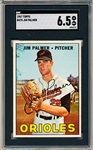 1967 Topps Baseball- #475 Jim Palmer, Orioles- SGC 6.5 (Ex-NM+)