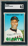 1967 Topps Baseball- #480 Willie McCovey, Giants- SGC 6 (Ex-Nm)