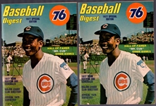 1977 Baseball Digest- Special Edition- Ernie Banks Hall of Famer Cover- 2 Copies