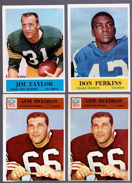 1964-66 Philly Fb- 4 Cards