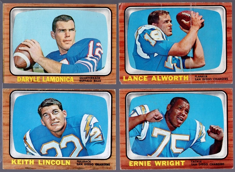 1966 Topps Fb- 4 Diff