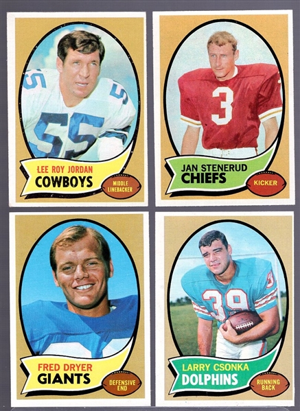 1970 Topps Fb- 4 Diff