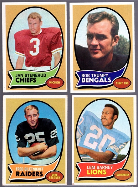 1970 Topps Fb- 4 Diff