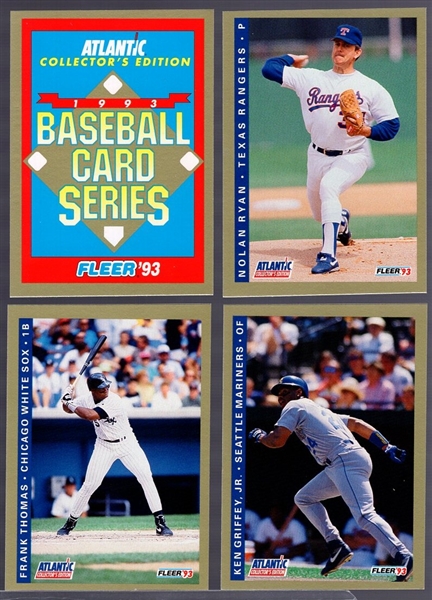 1993 Fleer “Atlantic” Bb- Card Set of 25