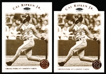 1995 SP Championship Baseball- #CR1 Cal Ripken- 2 Cards- Regular and Die-cut