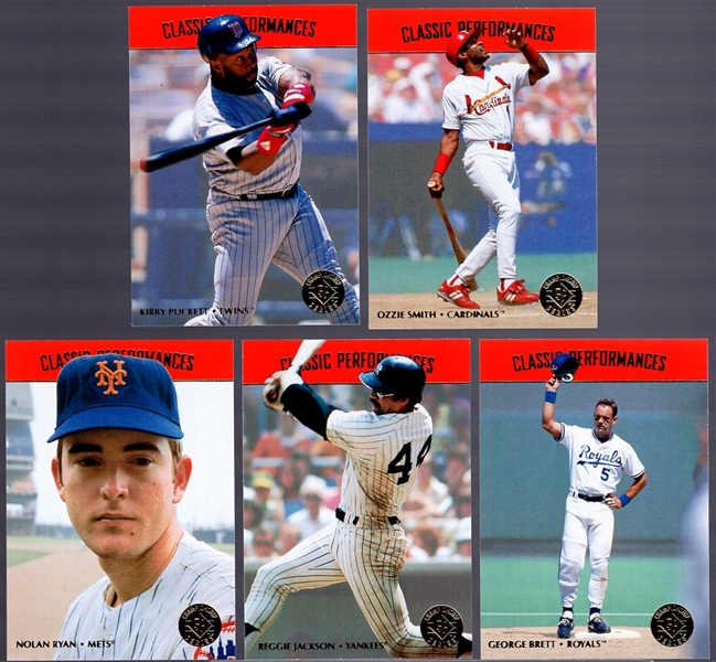 1995 SP Championship Baseball- Classic Performances Set of 10