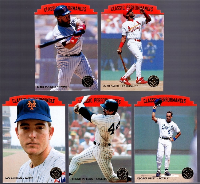 1995 SP Championship Baseball- Classic Performances “Die Cut” Set of 10