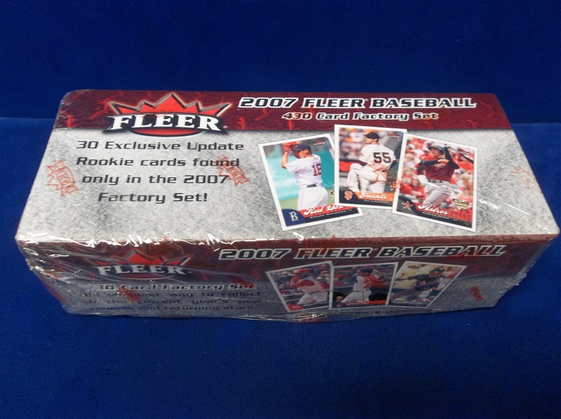 2007 Fleer Baseball- 430 Card Factory Set