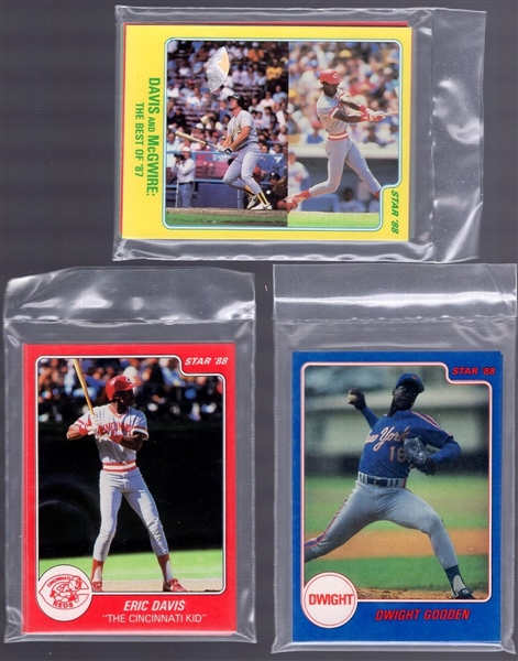 1988 Star Co. Bb- Limited Edition Glossy Bagged Factory Sets- 3 Sets