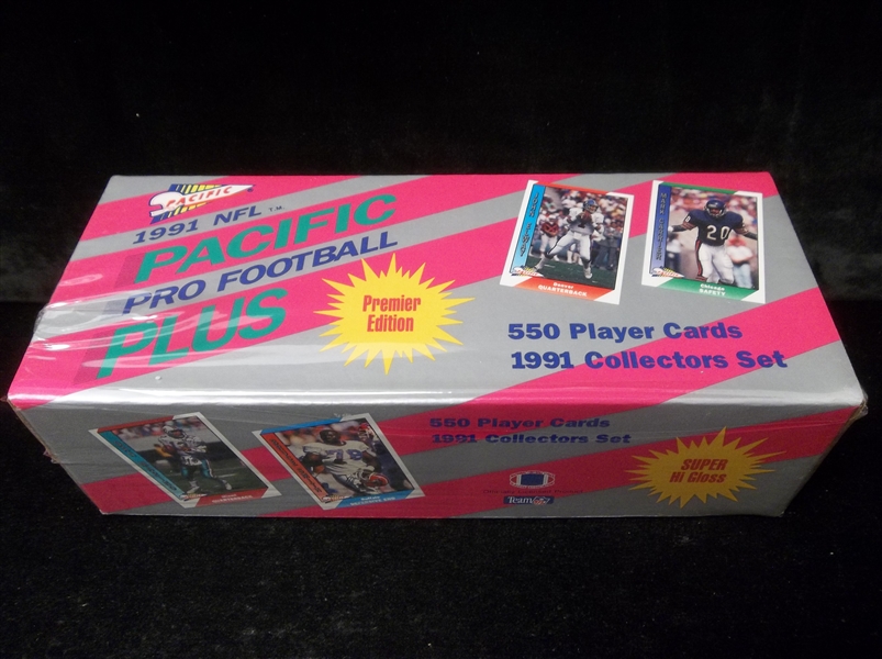 1991 Pacific Plus Football Factory Set of 550