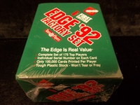 1992 Collectors Edge Fb- Complete Factory Sealed Set of 175