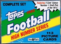 1992 Topps Football- Hi# Factory Sealed Set of 99 plus 4 Insert Cards