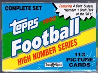 1992 Topps Football- Hi# Factory Sealed Set of 99 plus 4 Insert Cards