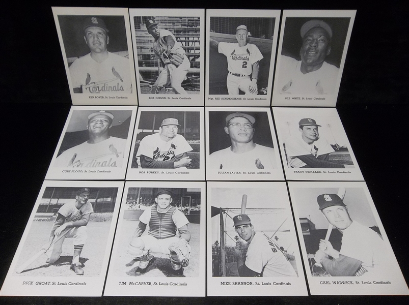 1960’s Jays Picture Pack- St. Louis Cardinals- Set of 12 with Picture Pack order form