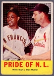 1963 Topps Bb- #138 Mays/Musial