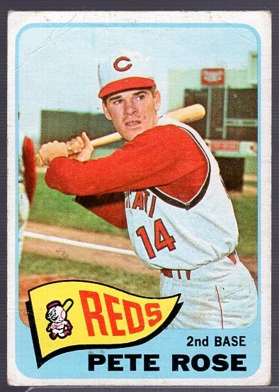 1965 Topps Bb- #207 Pete Rose, Reds