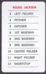 1970 Milton Bradley Baseball Game- Reggie Jackson