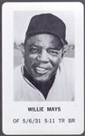 1970 Milton Bradley Baseball Game- Willie Mays