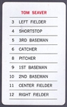 1970 Milton Bradley Baseball Game- Tom Seaver