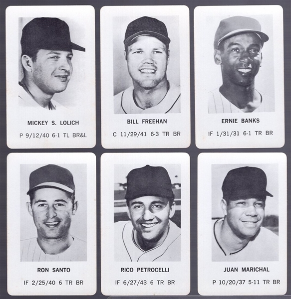 1970 Milton Bradley Baseball Game- 6 Diff