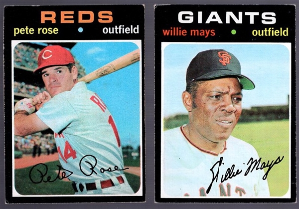 1971 Topps Baseball- 2 Stars