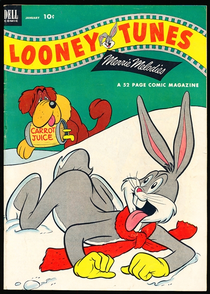 January 1953 Dell “Looney Tunes” Comic Book with Doak Walker Wheaties Ad on Back