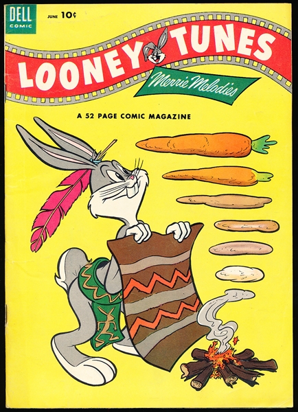 June 1953 Dell “Looney Tunes Merrie Melodies” Comic Book with Phil Rizzuto Wheaties Ad on Back