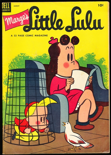 August 1953 Dell “Marge’s Little Lulu” Comic Book with Stan Musial Wheaties Ad on Back