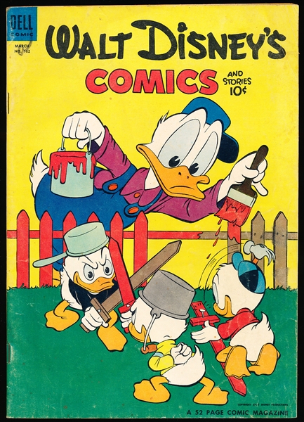 March 1954 Dell “Walt Disney’s Comics” Comic Book with Bob Davies Wheaties Ad on Back