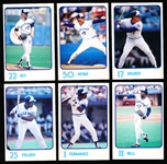 1986 Adult Foods Toronto Blue Jays Complete Sticker Set of 24