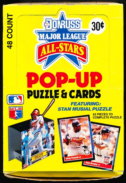 1988 Donruss Pop-Up All-Stars Bb- One Unopened Wax Box