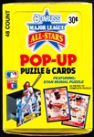 1988 Donruss Pop-Up All-Stars Bb- One Unopened Wax Box