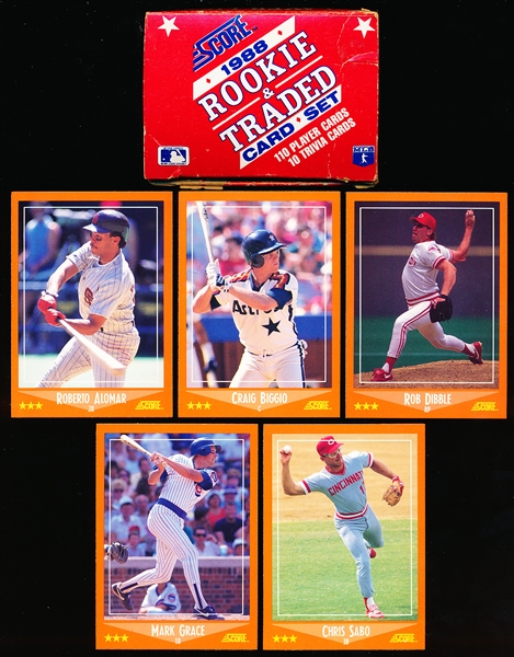 1988 Score Rookie/Traded Baseball Factory Set