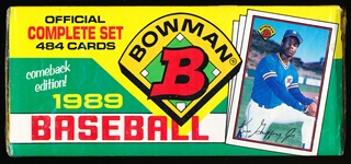 1989 Bowman Baseball Factory Sealed Set of 484