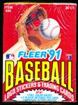 1991 Fleer Baseball- One Unopened Wax Box- 36 Packs