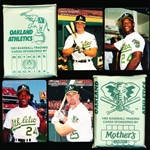 1991 & ’93 Mother’s Cookies Oakland A’s Factory Sets of 28