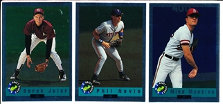 1992 Classic Draft Bb- “Foil Bonus” Complete Insert Set of 20 with Jeter! 