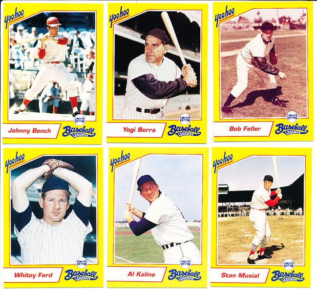 1993 Yoo-Hoo Baseball Complete Set of 20