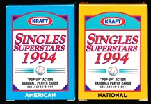 1994 Kraft Singles “Superstars” Factory Boxed Complete Set of 30