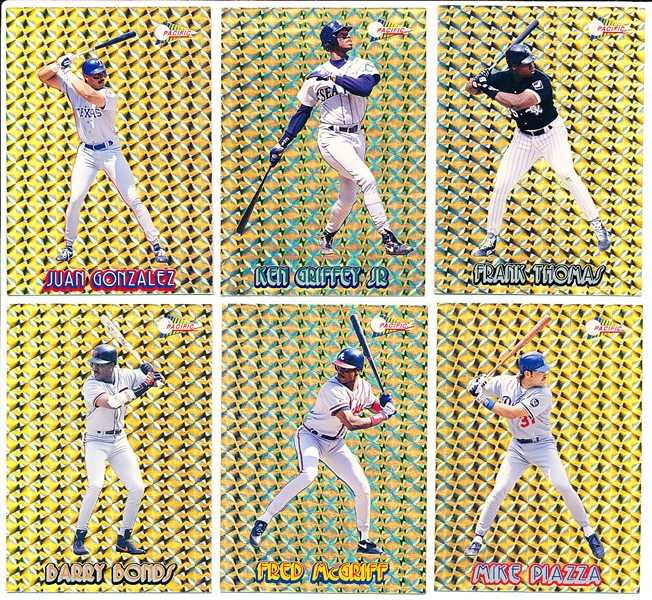 1994 Pacific Bb- “Gold Prisms” Complete Insert Set of 20