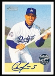 2002 Bowman Heritage Bb- “Autographs”- #BHA-CI Cesar Izturis, Dodgers