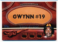 2011 Topps Bb- “Leather Nameplate” Insert- #MGL-TG Tony Gwynn, Padres