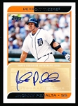 2012 Topps Bb- “Mini Autographs”- #MA-5 Jhonny Peralta, Tigers