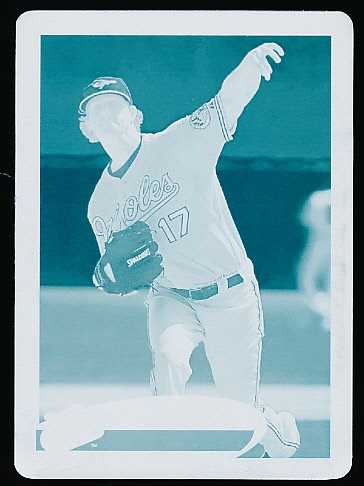 2012 Topps Bb- “Mini Cyan Printing Plate” 1 of 1- #84 Brian Matusz, Orioles