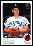 2012 Topps Fan Favorites Archives Bb- “Autographs”- #FFA-ML Mickey Lolich, Tigers (1973)