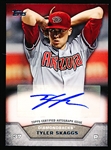 2013 Topps On-Line Exclusive Bb- “Mini Autographs”- #MA-TS Tyler Skaggs, D-Backs