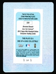 2013 Topps Bb- “Mini Cyan Printing Plate” 1 of 1- #509 Brennan Boesch, Yankees