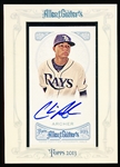 2013 Topps Allen & Ginter Bb- “Autographs”- #AGA-CA Chris Archer, Rays