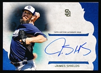 2015 Topps Supreme Bb- “Simply Supreme Autograph”- #SSA-JSH James Shields, Padres